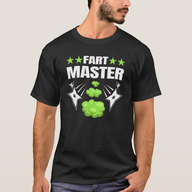 Fart Master, Novelty Farting, Dad Joke Shirt, Funn T Shirt (Framsida)