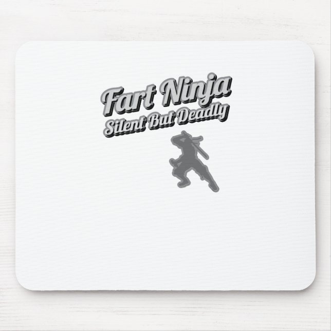 Fart Ninja Silent men Deadly Shirt Musmatta (Framsidan)