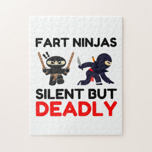 Fart Ninjas Tyst, men sorgligt Pussel