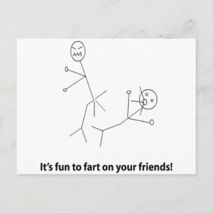 Fart på vänner vykort
