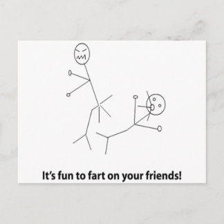 Fart på vänner vykort
