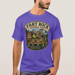 Fart Rock Nationalpark Rolig Campinghumor T Shirt