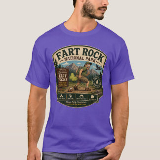 Fart Rock Nationalpark Rolig Campinghumor T Shirt