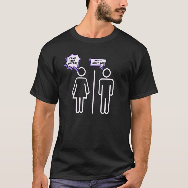Fart Sarcastic Bathroom Meme Sarcasm Joke Humor 7 T Shirt (Framsida)