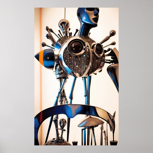 Fart, Skönhet, Automatik - Ken Gage Surrealistisk  Poster (Framsidan)