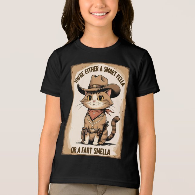 Fart Smella Funny Cat Tee the PurrFect-Kattdjuret (Framsida)