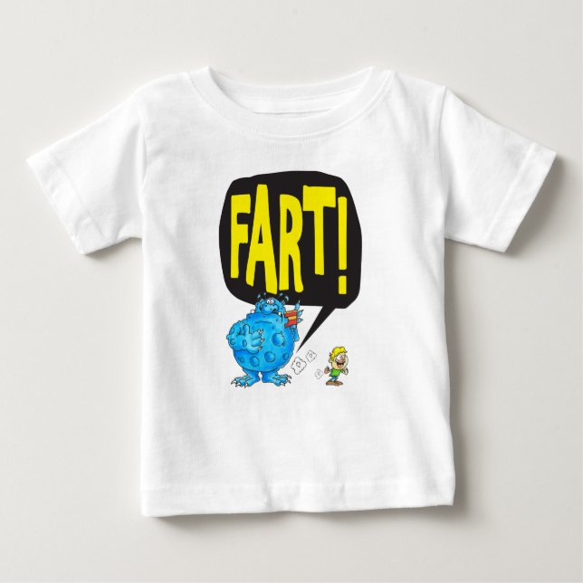 FART (vitt) Tee Shirt (Framsida)
