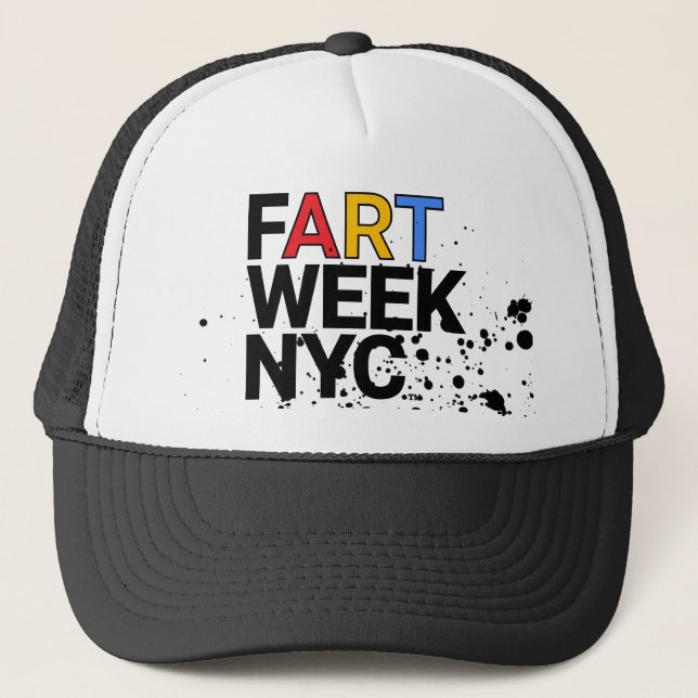 Fart Week NYC™ Truckerhatt Keps (Framsida)