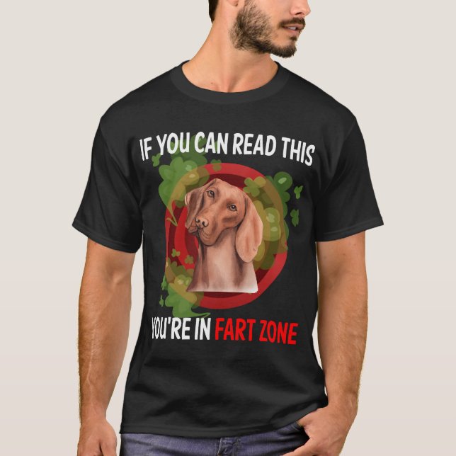 Fart Zone Vizsla 01 T Shirt (Framsida)