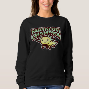 Fartalotl Champion Axolotl Salamander Aquarium för T Shirt