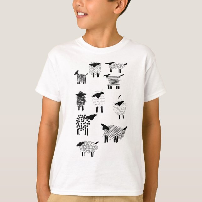 Fårteckningar T Shirt (Framsida)