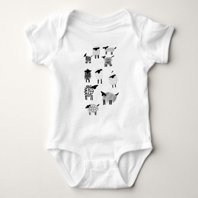 Fårteckningar T Shirt (Framsida)