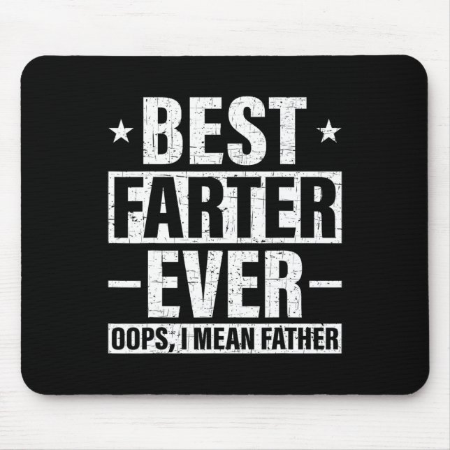 Farter Aldrig Oops I Elak Far Fart Retro Far39 Musmatta (Framsidan)