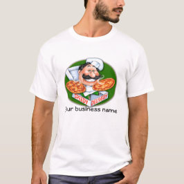 Fartfylld pizzaleverans för Zany italiensk kock Tröja