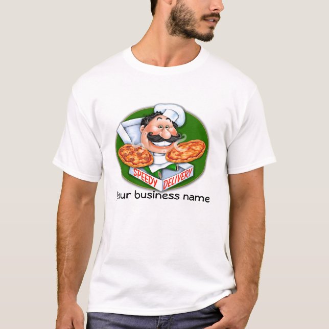 Fartfylld pizzaleverans för Zany italiensk kock Tröja (Framsida)