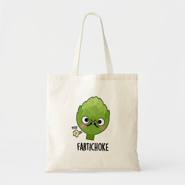 Fartichoke Funny Farting Artichoke Pun Tygkasse (Framsidan)