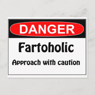 Farting Danger Fartohohohohohohohohol Vykort