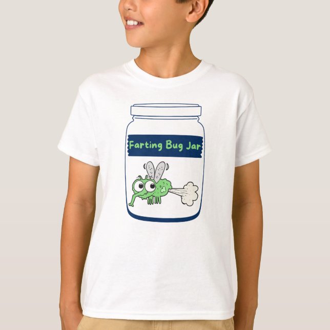 Farting Kryp Burk T Shirt (Framsida)