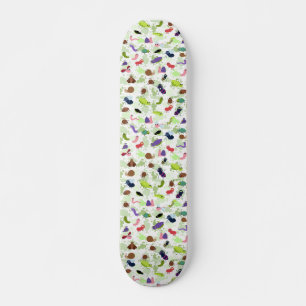 Farting Kryp Mönster Mini Skateboard Bräda 18,5 Cm