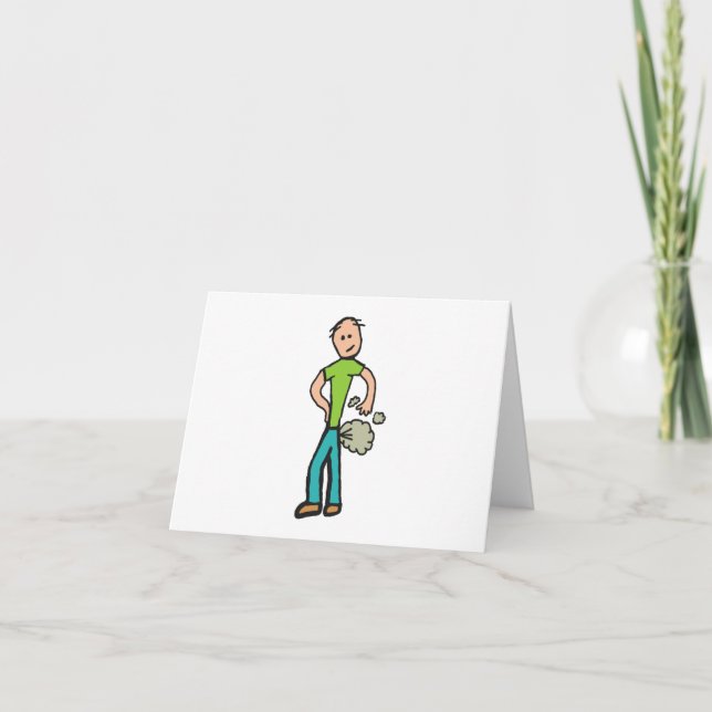 Farting Man Kort (Framsida)