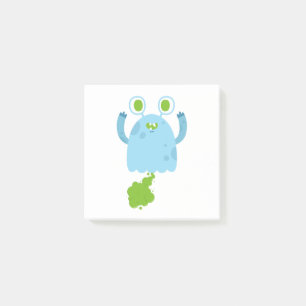 Farting Monster Post-it Block