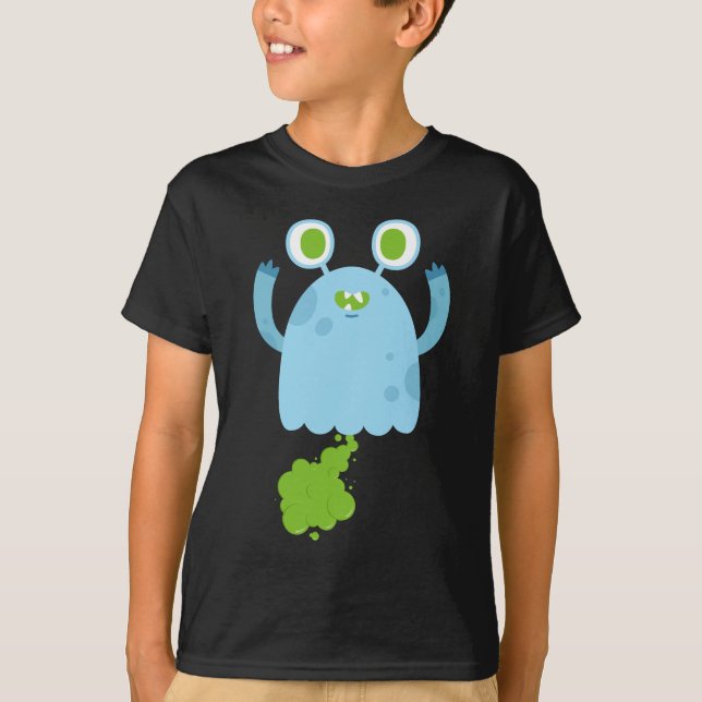 Farting Monster T Shirt (Framsida)