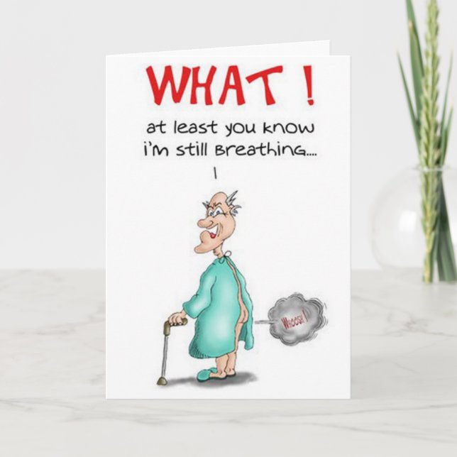 Farting Old Man Kort (Framsida)