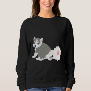 Farting Siberian husky Puppy T Shirt