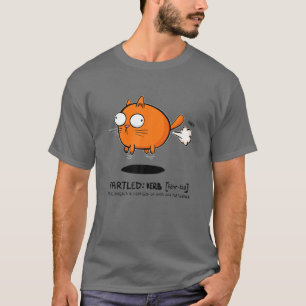 Fartled Cat Funny Art Cats Älskare Gift T Shirt