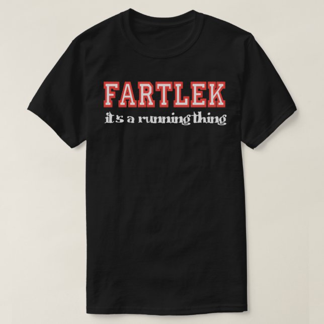 Fartlek Långärmad T Shirt (Design framsida)