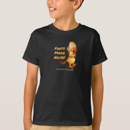 Farts gör att det blir brus i Kids Tshirt T Shirt