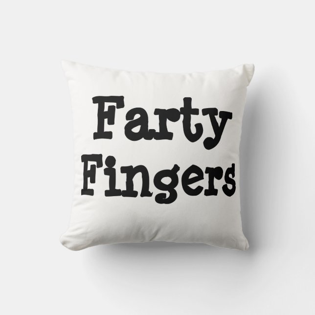 Farty Finger Kudde (Framsida)