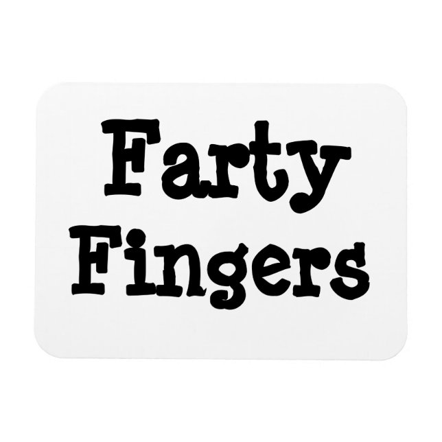 Farty Finger Magnet (Horisontell)