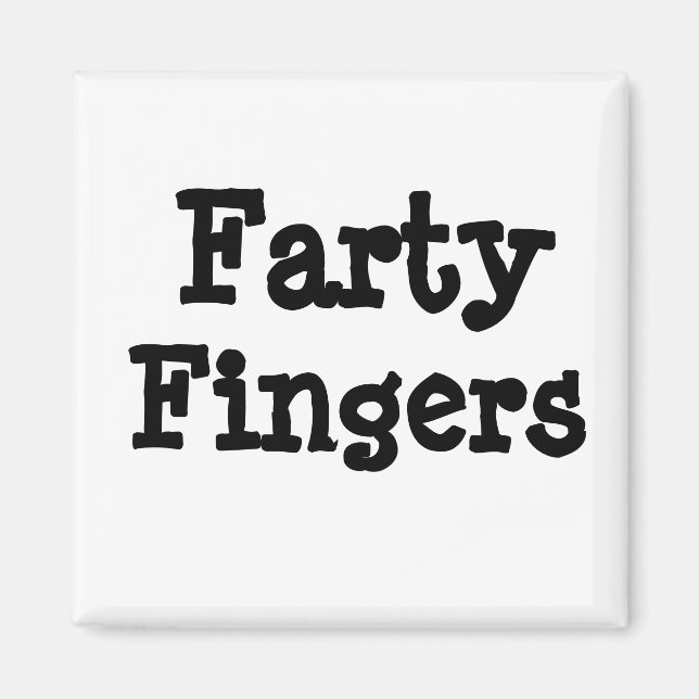 Farty Finger Magnet (Framsidan)
