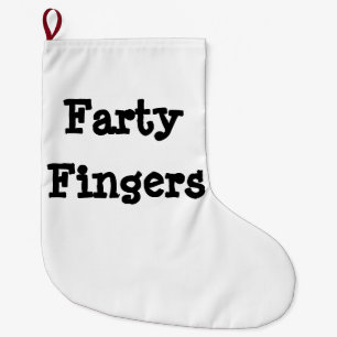 Farty Finger Stor Julstrumpa