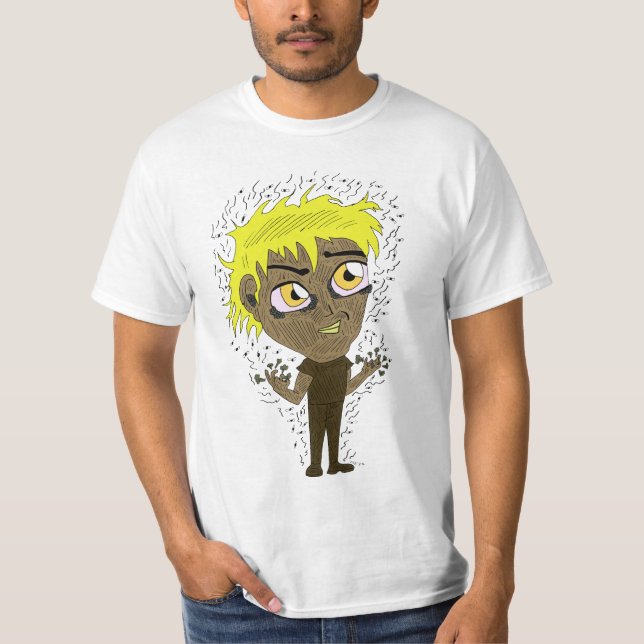 Farty Fingers Chibi T Shirt (Framsida)