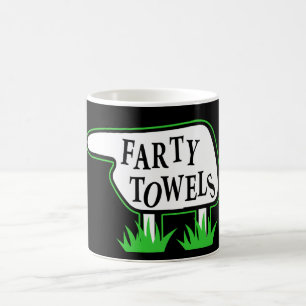 Farty handdukar kaffemugg