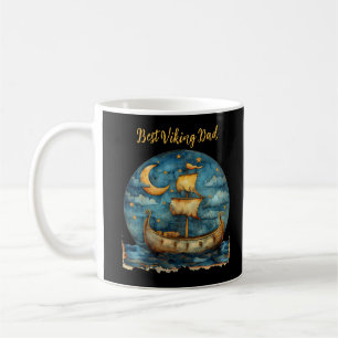 Fartyg Bästa Viking Pappa Kaffe Mugg