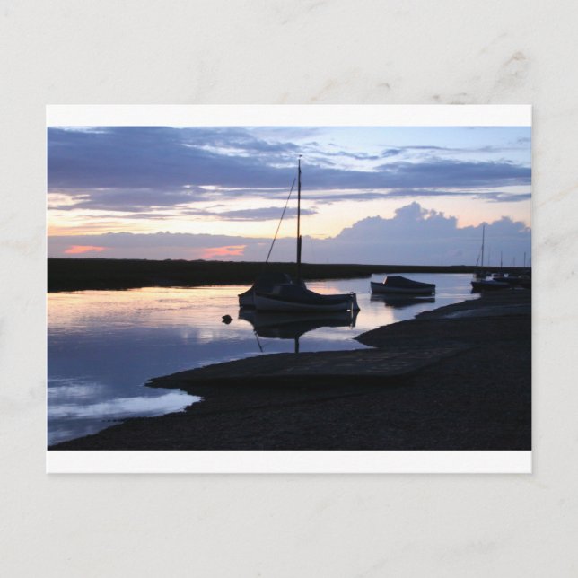 Fartyg Blakeney på skymningen Vykort (Framsida)