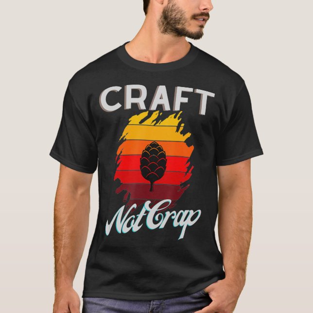 Fartyg ej krabba - fartyg med Skutt-IPA T Shirt (Framsida)
