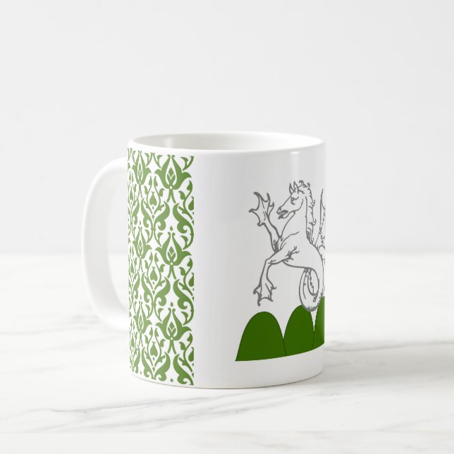 Fartyg för bergsfrilaket Populace Badge Kaffemugg (Framsida vänster)