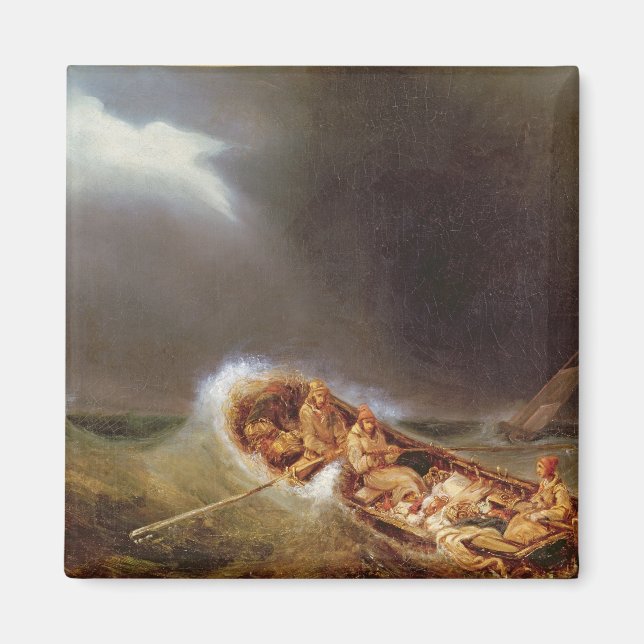 Fartyg från Dieppe som återvänder från fisket Magnet (Framsidan)