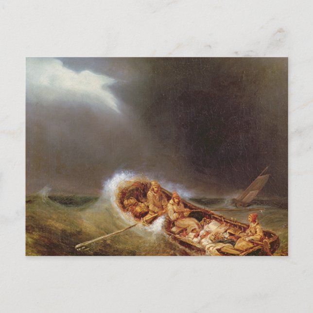 Fartyg från Dieppe som återvänder från fisket Vykort (Framsida)