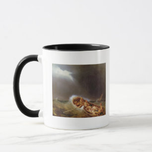 Fartyg från Dieppe som går tillbaka från fiske Mugg