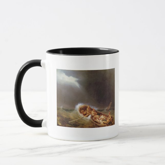 Fartyg från Dieppe som går tillbaka från fiske Mugg (Vänster)