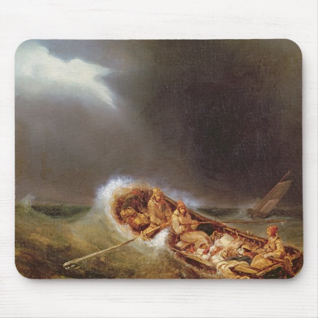 Fartyg från Dieppe som går tillbaka från fiske Musmatta (Framsidan)