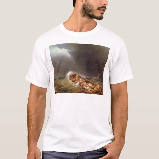 Fartyg från Dieppe som går tillbaka från fiske Tee Shirt (Framsida)