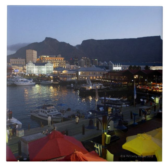 Fartyg i hamnen, Sydafrika Kakelplatta (Framsidan)