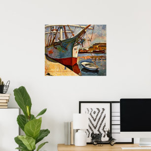 Fartyg i Le Havre, Georges Braque, Poster