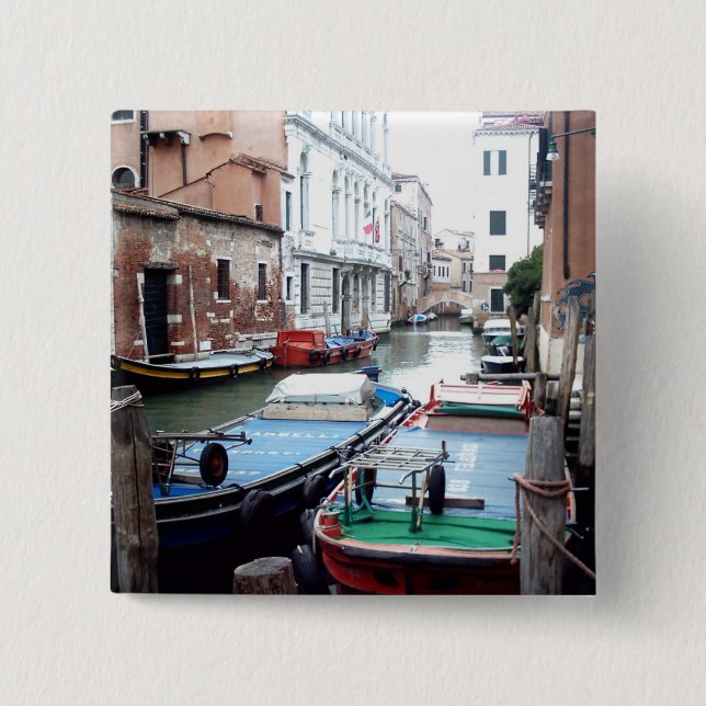 Fartyg i Venedig Knapp (Framsida)